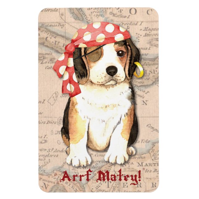 Imán Beagle Pirate (Vertical)