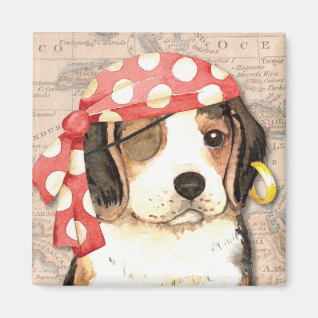 Imán Beagle Pirate (Frente)