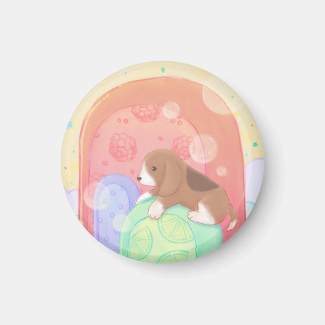 Imán Beagle & Popsicles (Frente)