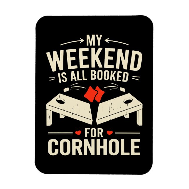 Imán Bean Bag Toss Game Player Long Sleeve (Vertical)