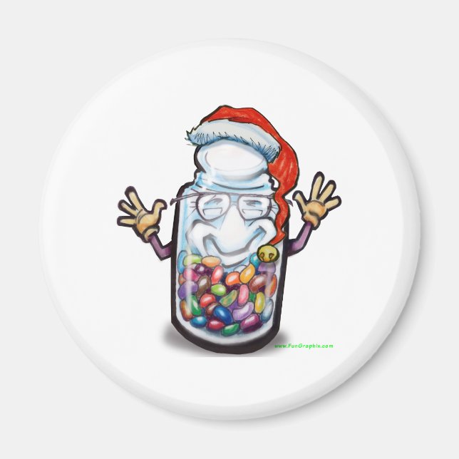 Imán Bean Counters Navidades (Frente)