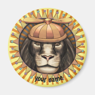 Imán Beanie Lion