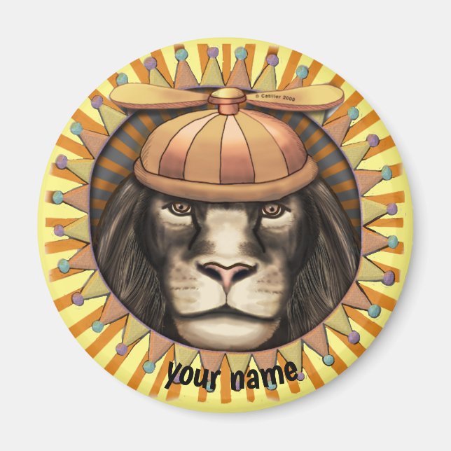 Imán Beanie Lion (Frente)