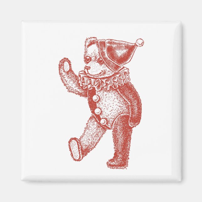 Imán Bear de vacaciones (Frente)