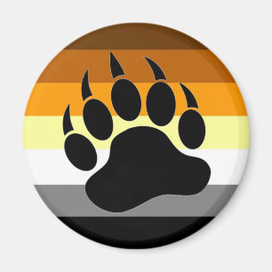 Imán Bear Pride Paw