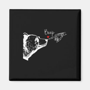 Imán Bear Skeleton Boop Oso Funny Halloween Chicas Homb