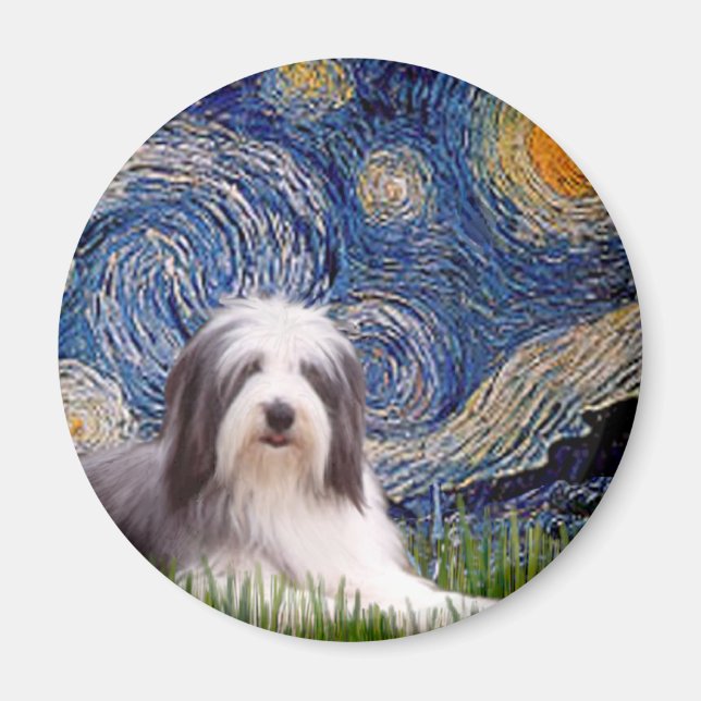 Imán Beardie 2 - Noche estrellada (Frente)