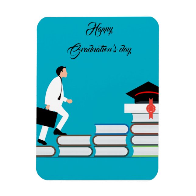 Imán Beatiful Happy Graduals Day (Vertical)