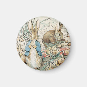 Imán Beatrix Potter Peter Rabbit Y Benjamin Bunny