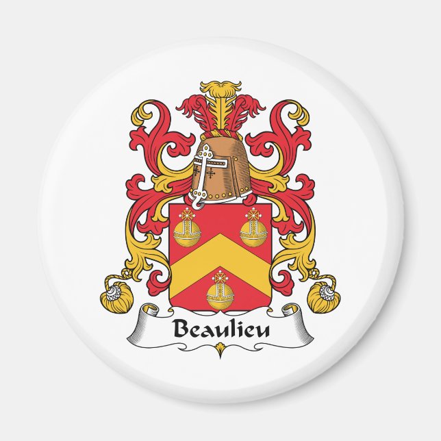 Imán Beaulieu Family Crest (Frente)