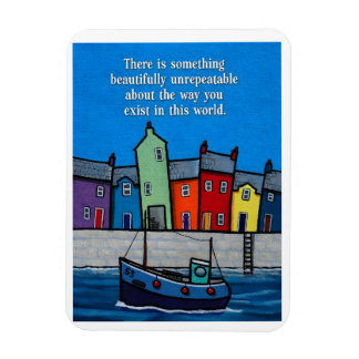 Imán Beautifully Unrepeatable Inspirational Coastal