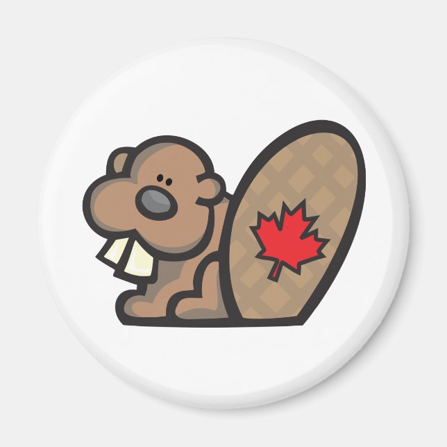 Imán Beaver canada (Frente)