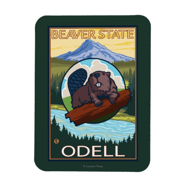 Imán Beaver & Mt. Hood - Odell, Oregon (Vertical)