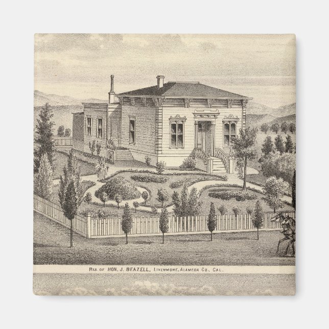 Imán Beazell, residencias inglesas, granjas (Frente)