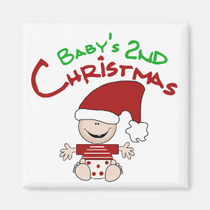 Imán Bebé 2 Navidades camisetas y regalos