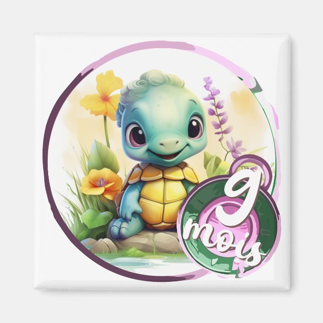 Imán Bébé - 9 mois aussi (Frente)