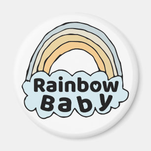 Imán Bebé arcoiris neutral Nacimiento Bendición Milagro
