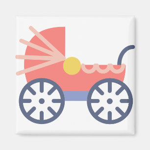 Imán bebé buggy