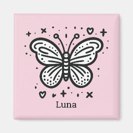 Imán Bebé de búfalo fluffy - Animal de la granja Kawaii