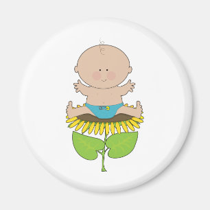 Imán Bebé del girasol