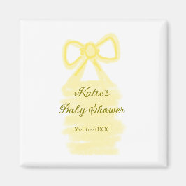 Imán Bebé ducha amarillo arco acuático elegante moderno