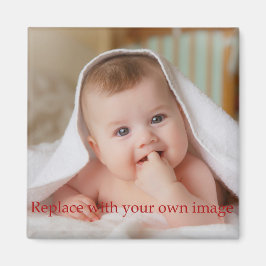 Imán Bebé lindo foto personalizada