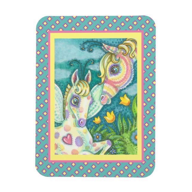 IMÁN BEBÉ ORIENTAL, CABALLO DE PRIMAVERA, MAGNETO DE CA (Vertical)