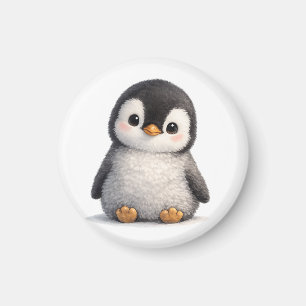 Imán Bebé Pingüino Adorable – Diseño Suave y Encantador