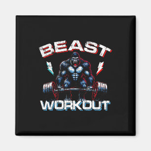 Imán Bebe Silverback Deadlift Gym Chistes Gorilla Worko