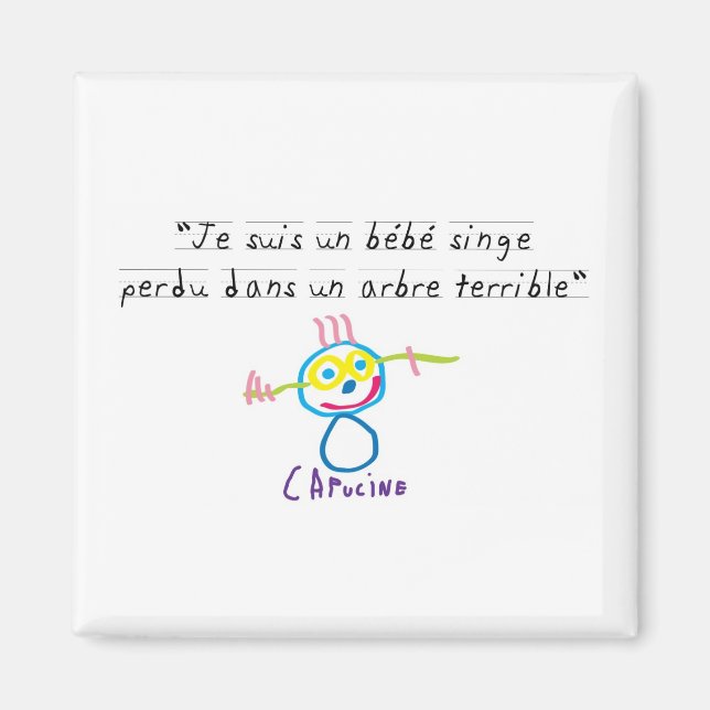 Imán Bebe singe (Frente)