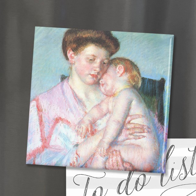 Imán Bebé somnoliento | Mary Cassatt (Subido por el creador)