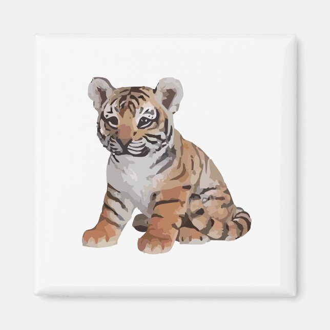 Imán Bebé tigre (Frente)