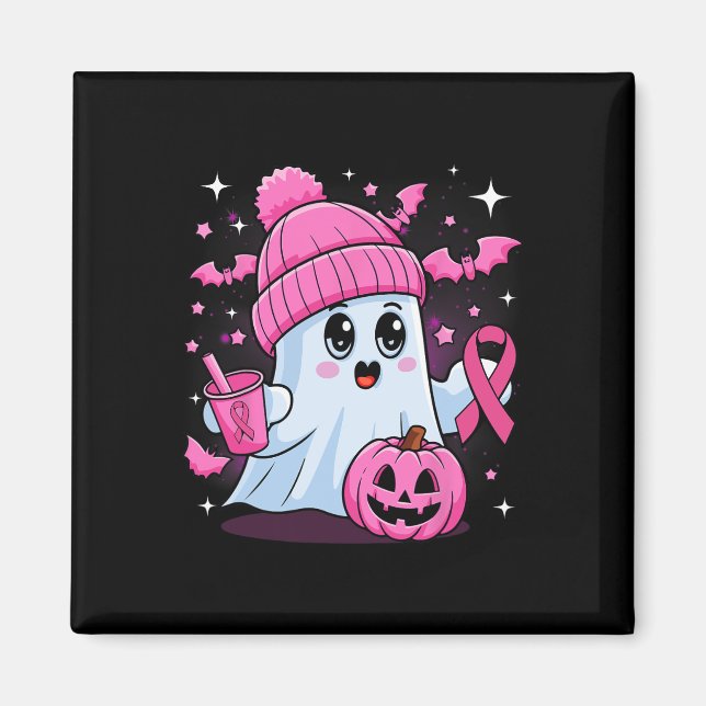 Imán Beber café dulce Fantasma Fantasma Halloween (Frente)