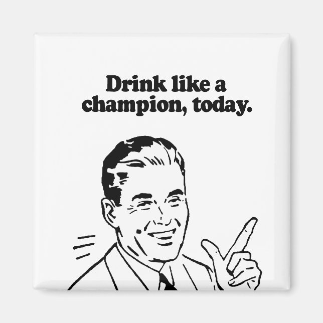 IMÁN BEBER COMO UN CAMPEÓN HOY (Frente)