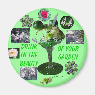 IMÁN BEBER EN LA BELLEZA DE TU JARDÍN