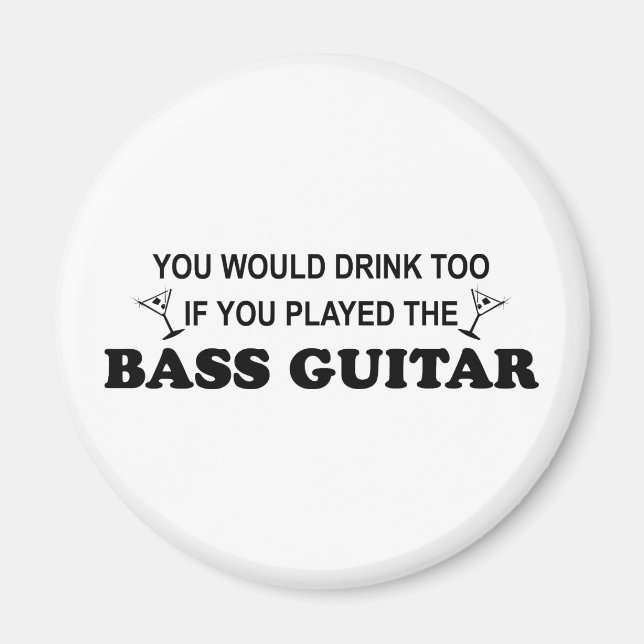 Imán Beber también - Guitarra de Bass (Frente)