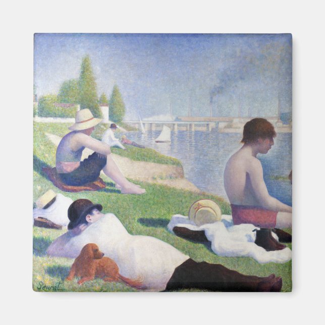 Imán Bebés en Asnieres, Seurat (Frente)