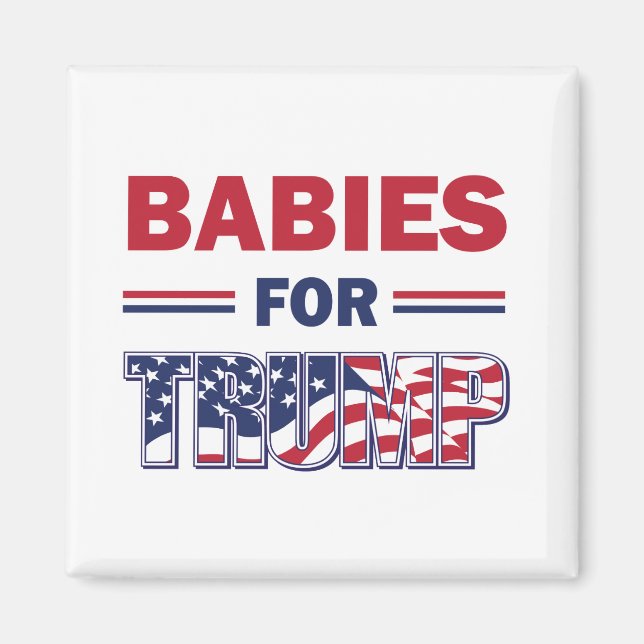 Imán Bebés para Trump (Frente)