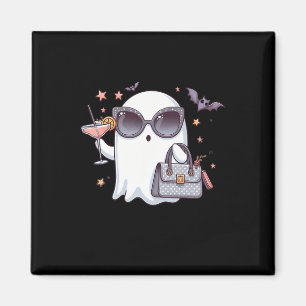 Imán Bebida de Halloween de Cute Tail Ghost Boujee Booj