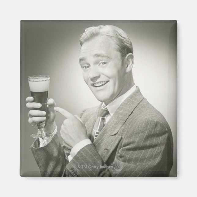 Imán Bebida de hombre (Frente)