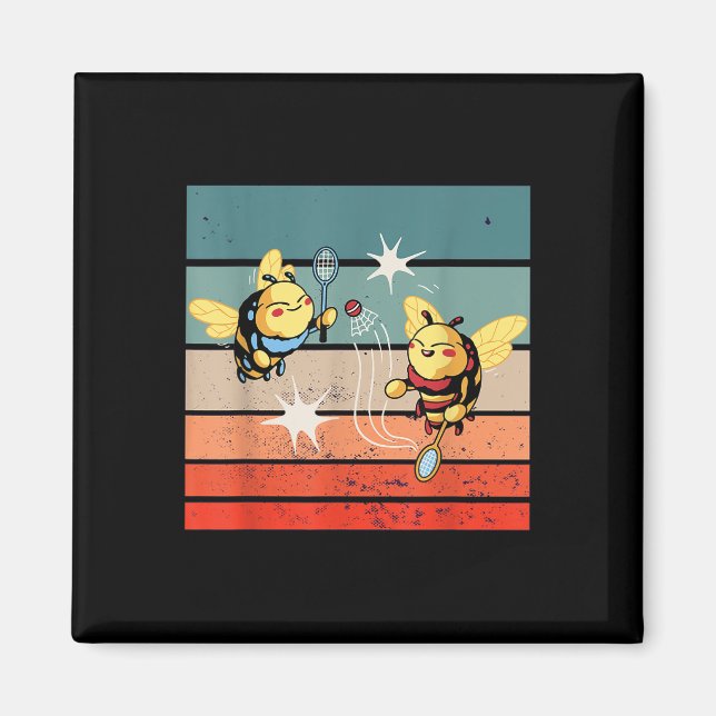 Imán Bebidas Badminton Material gráfico dinámico Funny  (Frente)