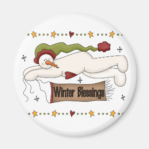 Imán Bebidas de invierno camisetas y regalos