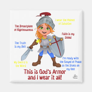Imán Becky ser valiente - Armor de Dios2