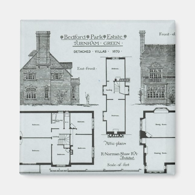 Imán Bedford Park Estate (Frente)