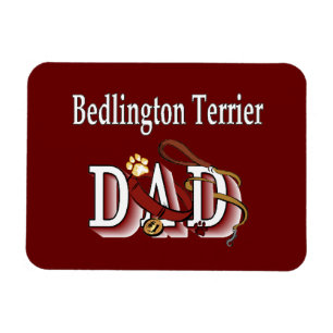 Imán Bedlington Terrier Dad