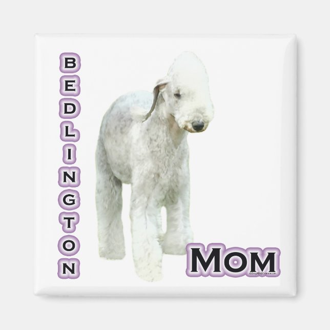 Imán Bedlington Terrier Mom 4 - Magnet (Frente)