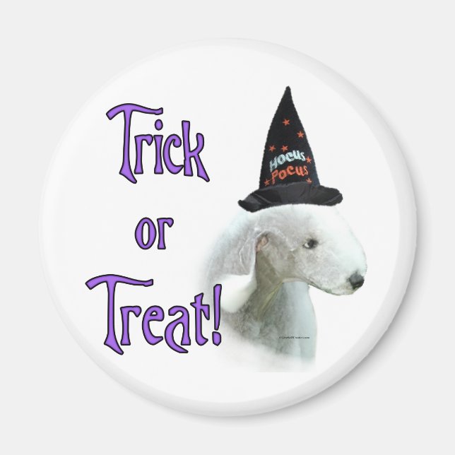Imán Bedlington Terrier Trick (Frente)