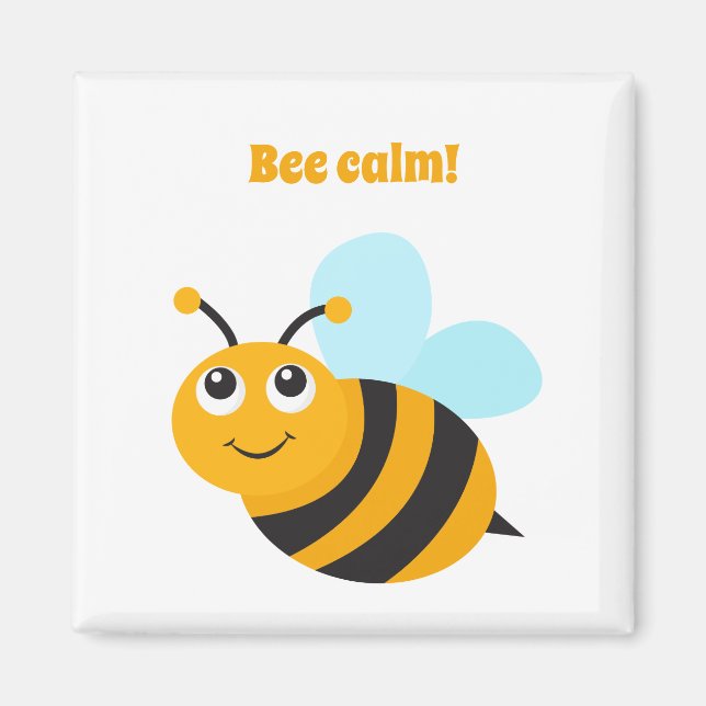 Imán Bee calm Magnet (Frente)