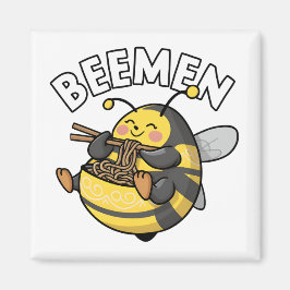 Imán Bee Eating Ramen = BEEMEN