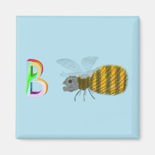 Imán Bee Fridge Magnet